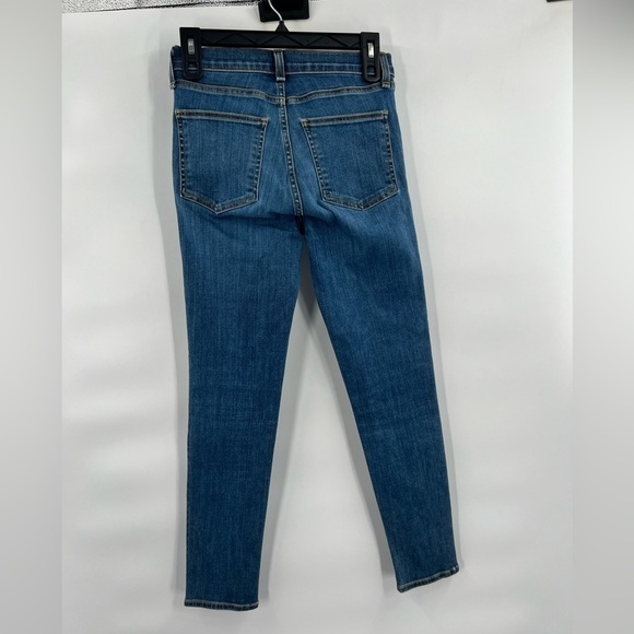 Veronica Beard blue jeans button fly size 25 skinny - Picture 7 of 9